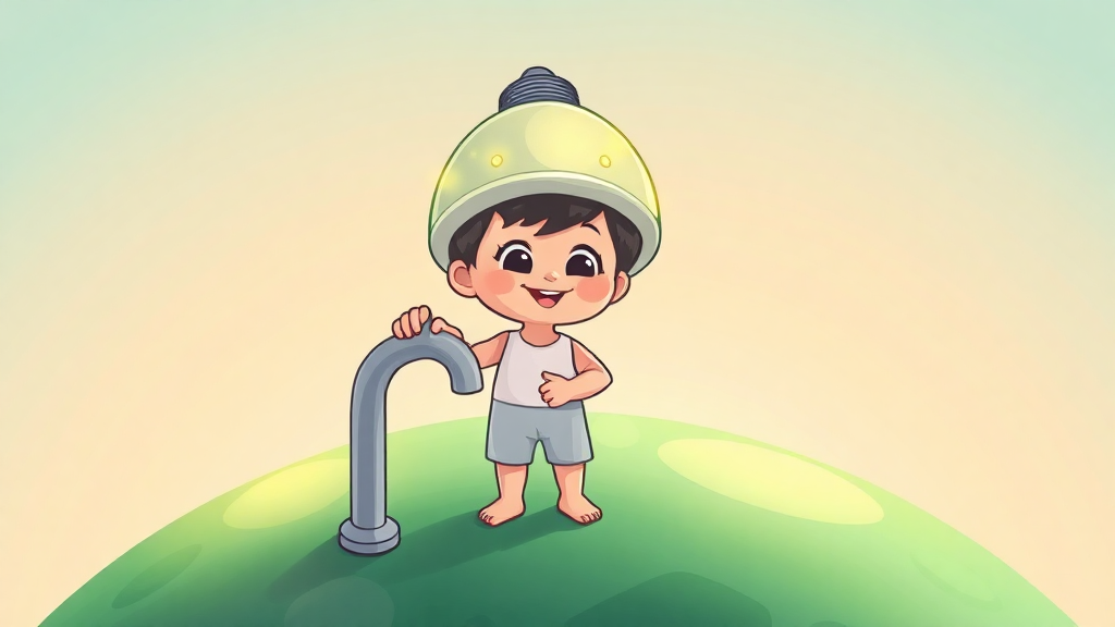 포인트 적립: 에너지 절약편 (cartoon 스타일)